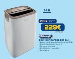 De Longhi - Deumidificatore DEP 214