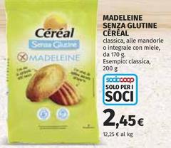 Cereal bio - Madeleine Senza Glutine