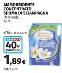 Spuma di Sciampagna - Ammorbidente Concentrato