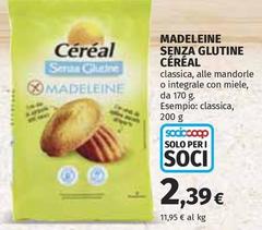 Cereal bio - Madeleine Senza Glutine