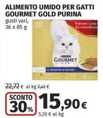 Gourmet Purina - Alimento Umido Per Gatti Gold