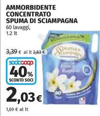 Spuma di Sciampagna - Ammorbidente Concentrato