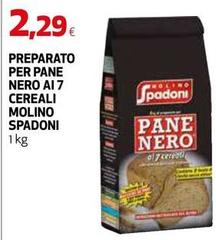 Molino spadoni - Preparato Per Pane Nero Ai 7 Cereali Molino
