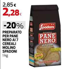 Molino spadoni - Preparato Per Pane Nero Ai 7 Cereali Molino