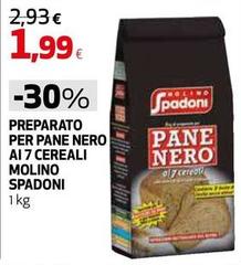 Molino spadoni - Preparato Per Pane Nero Ai 7 Cereali