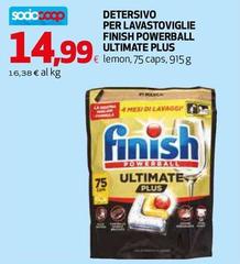 Finish - Detersivo Per Lavastoviglie Powerball Ultimate Plus