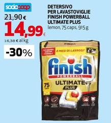 Finish - Detersivo Per Lavastoviglie Powerball Ultimate Plus