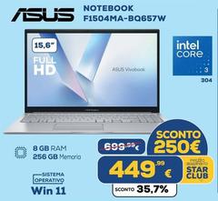Asus - Notebook F1504MA-BQ657W