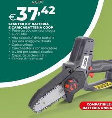 Coop - Starter Kit Batteria E Caricabatteria