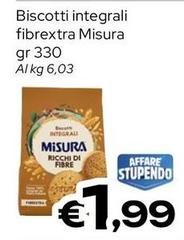 Misura - Biscotti Integrali Fibrextra