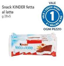 Kinder - Snack Fetta Al Latte