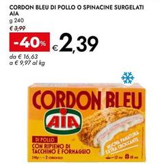 Aia - Cordon Bleu Di Pollo O Spinacine Surgelati