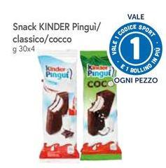 Kinder - Snack Pingui/Classico/Cocco