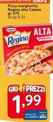 Pizza Margherita Regina Alta Cameo