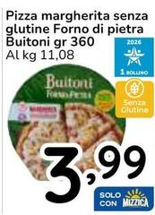 Buitoni - Pizza Margherita Senza Glutine Forno Di Pietra