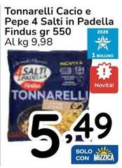 Findus - Tonnarelli Cacio E Pepe 4 Salti In Padella