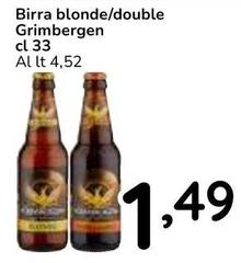 Birra Blonde/Double