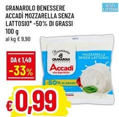 Granarolo - Benessere Accadi Mozzarella Senza Lattosio