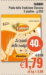 Fabbri - Piada Della Tradizione Classica