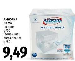 Ariasana - Kit Mini Inodore Inclusa Una Busta Ricarica