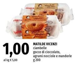 Matilde Vicenzi - Ciambelle Gocce Di Cioccolato, Agrumi Nocciole E Mandorle