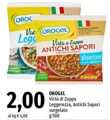 Orogel - Virtù Di Zuppa Leggerezza, Antichi Sapori Surgelato