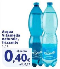 Vitasnella - Acqua Naturale, Frizzante