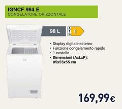 Ignis - IGNCF 984 E Congelatore Orizzontale