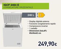 Ignis - IGCF 2464 E Congelatore Orizzontale