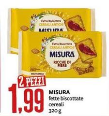 Misura - Fette Biscottate Cereali