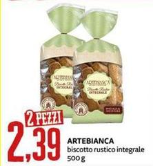 Artebianca - Biscotto Rustico Integrale