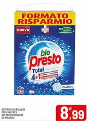 Bio Presto - Detersivo In Polvere Per Lavatrice
