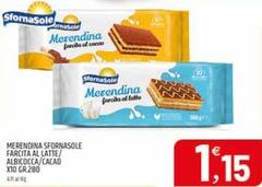 Sfornasole - Merendina  Farcita Al Latte/ Albicocca/ Cacao