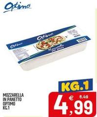 Optimo - Mozzarella In Panetto