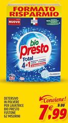 Bio Presto - Detersivo In Polvere Per Lavatrice Fustone