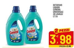 General - Detersivo Liquido  Universale 28 Lavaggi