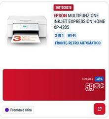 Epson - Multifunzione Inkjet Expression Home XP-4205