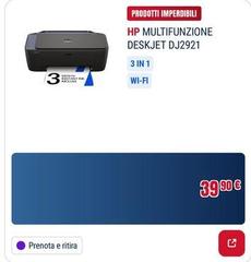 HP - Multifunzione Deskjet Dj2921