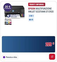 Epson -  Multifunzione Inkjet Ecotank ET-2920