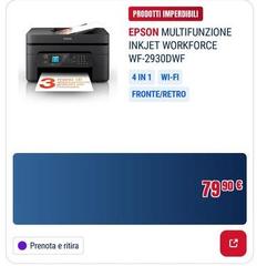 Epson - Multifunzione Inkjet Workforce WF-2930DWF