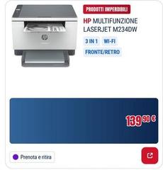 HP - Multifunzione Laserjet M234dw