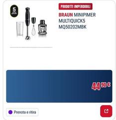 Braun - Multiquick5 MQ50202MBK
