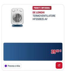De Longhi - Termoventilatore HFS50B20.AV