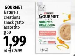 Gourmet Purina - Nature's Creations Snack Gatto