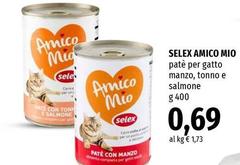 Selex - Pate Per Gatto Manzo, Tonno E Salmone