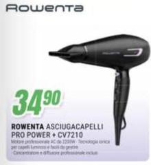 Rowenta - Asciugacapelli Pro Power + CV7210