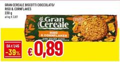 Gran cereale - Biscotti Cioccolato/ Riso & Cornflakes