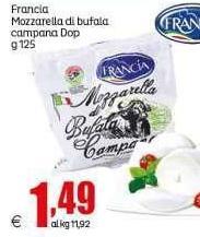 Francia - Mozzarella Di Bufala Campana DOP