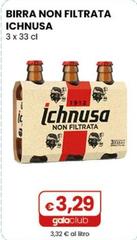 Ichnusa - Birra Non Filtrata 3 X 33 Cl
