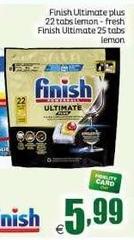 Finish - Ultimate Plus 22 Tabs Lemon